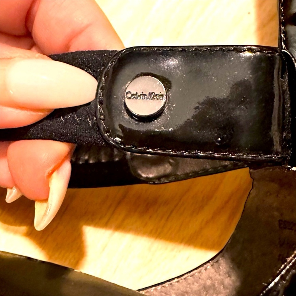 Calvin Klein 4.5 inch steel stilettos. - Picture 5 of 9